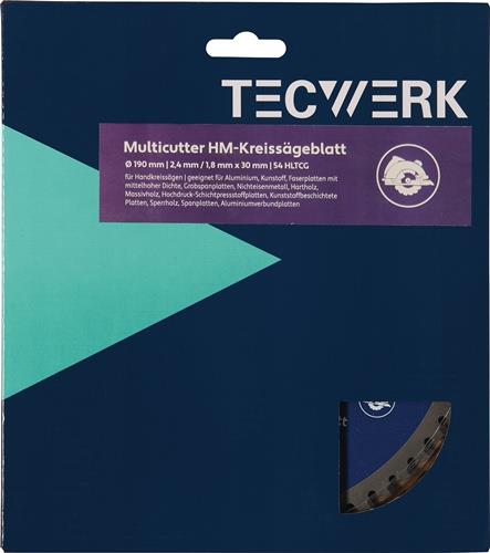 Handkreissägeblatt AD 160mm Z.42 HLTCG Schnitt-B.2,4mm TECWERK