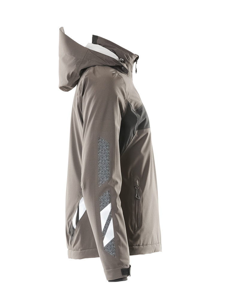 Damen-Passform Winterjacke ACCELERATE Dunkelanthrazit/Schwarz M