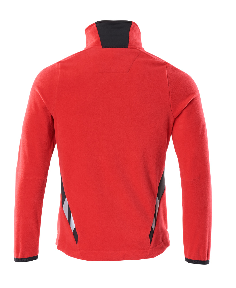 Fleecejacke ACCELERATE Verkehrsrot/Schwarz 2XL