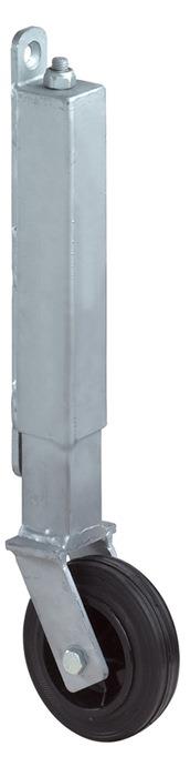 Torrolle Rad-Ø 100 mm Tragfähigkeit 70 kg mit Anschraubplatte Gummi BS ROLLEN