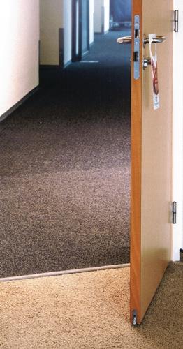 Türdichtung EllenMatic Soundproof Omega 1 stg.L.1083mm B.15mm Alu.blk silber