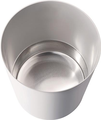 Papierkorb 13l H300xØ245mm schwer entflammbar Ku.lichtgrau ZWINGO