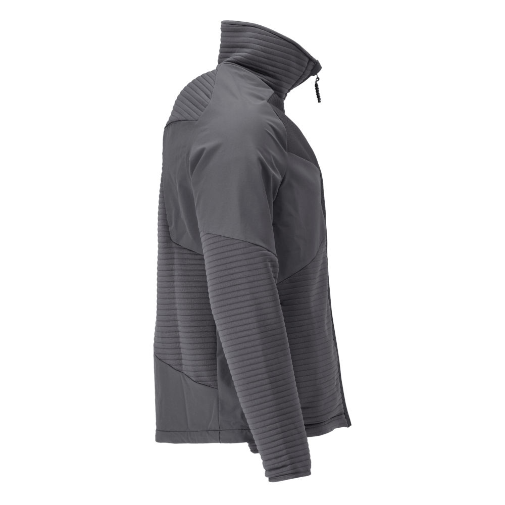 Fleecepullover mit Reißverschluss und Futter CUSTOMIZED Anthrazitgrau M