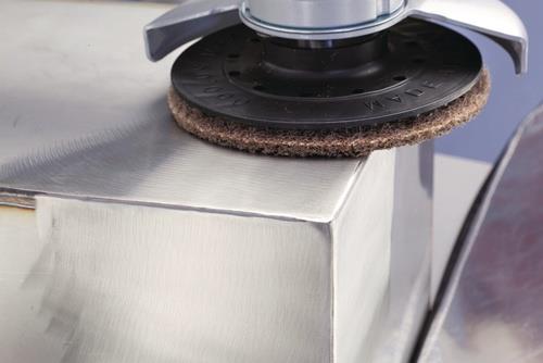 Schleifvliesscheibe D.125mm coarse braun ungelocht TECWERK