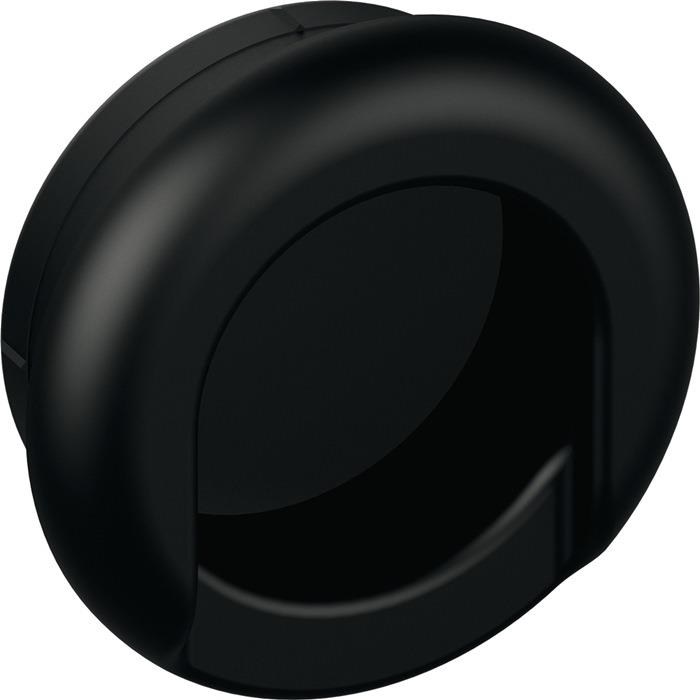 Einlassmuschel HEWI 90 tiefschwarz 90