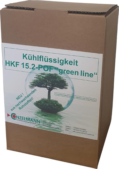 Kühlmittel HKF 15.2 POF green line Kanister Frostschutz bis 15 °C Folienbeutel im Karton 10 kg