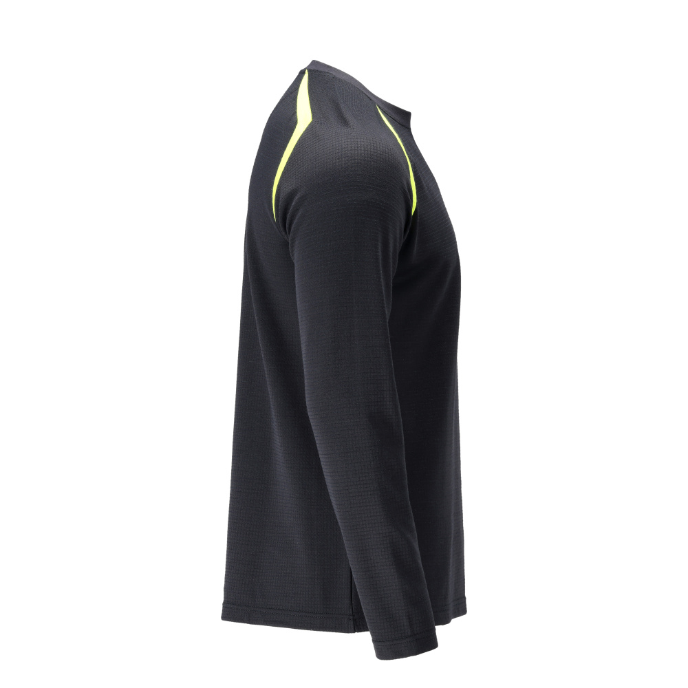 Langarmshirt ACCELERATE MULTISAFE Schwarzblau/Hi-vis Gelb 3XL