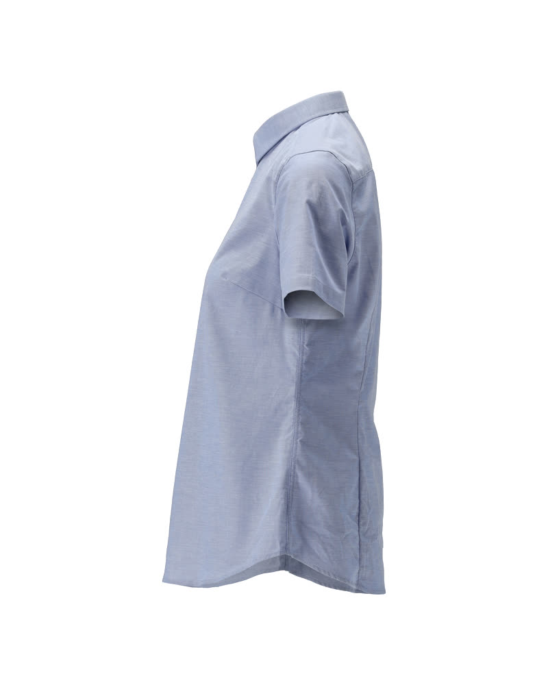 Damen-Passform Hemd, Kurzarm FRONTLINE Hellblau 42