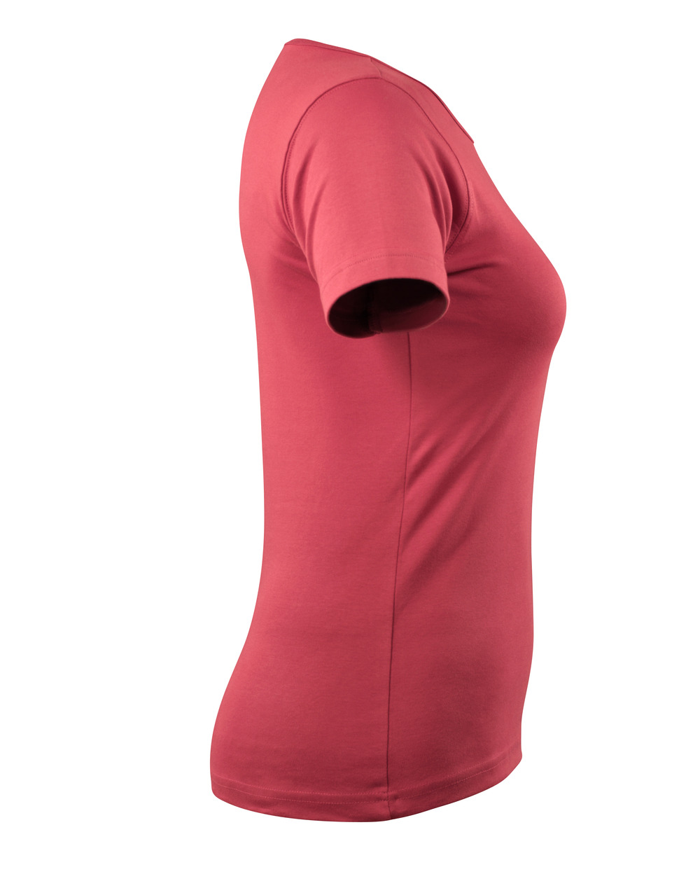Damen-Passform T-Shirt CROSSOVER Himbeerrot XS