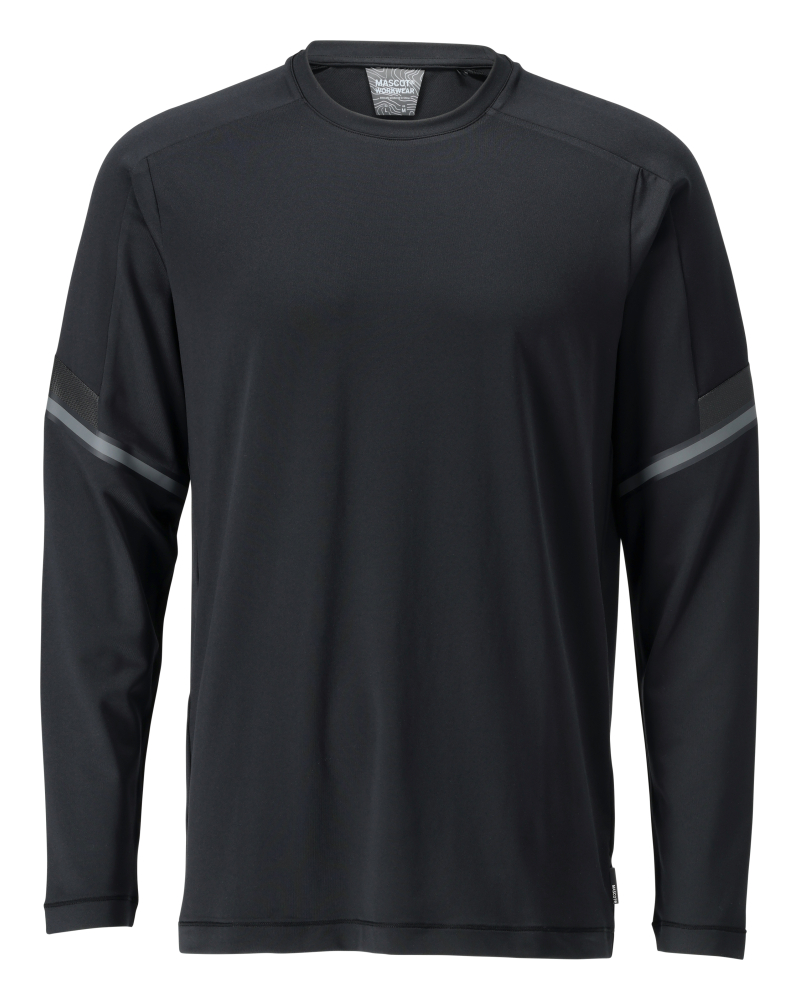 Langarmshirt CUSTOMIZED Schwarz 2XL