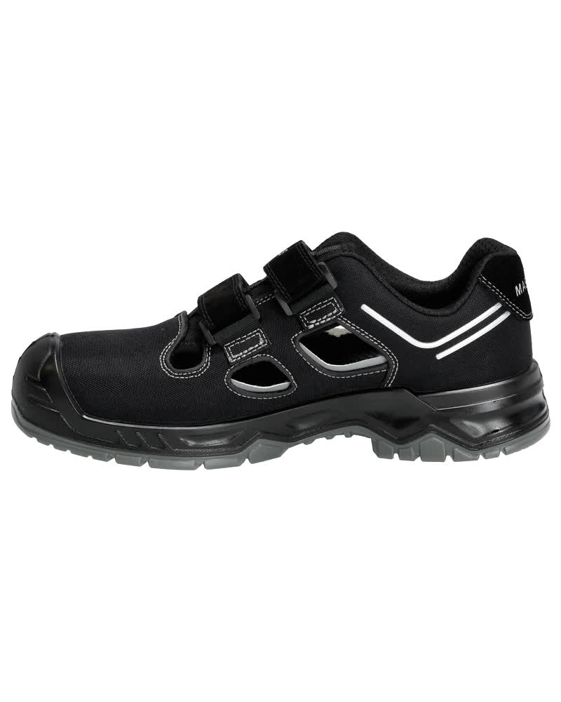 Sicherheitssandalen FOOTWEAR FLEX Schwarz/Silber 0840