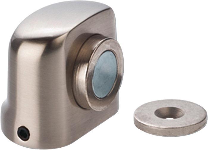 Magnet-Türpuffer TBM 2430 Höhe 30 mm Leichtmetall Edelstahl-Optik Dübelmontage BURG-WÄCHTER