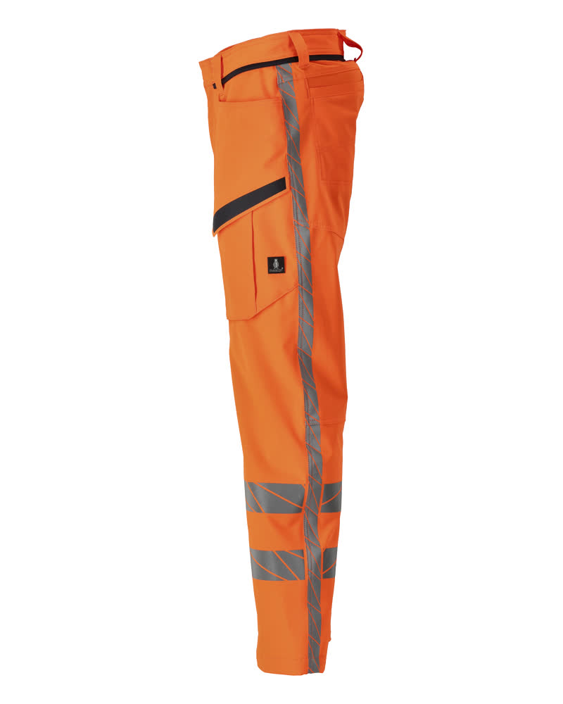 Hose mit Schenkeltaschen ACCELERATE SAFE Hi-vis Orange 90C48