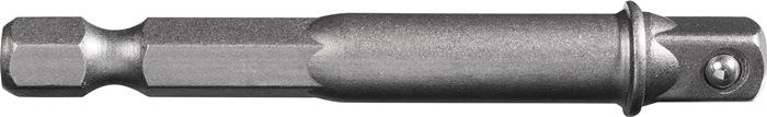 Adapter Antriebssechskant 1/4 ″ Abtriebsvierkant 1/4 ″ Länge 65 mm PROMAT
