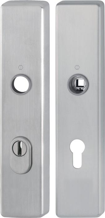 Langschildpaar E2222ZA/2210 matt F69 PZ 8 mm 72 mm 37-47 mm