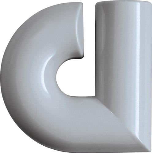 Hausnummer Buchstabe a Spezial-Polyamid 90 tiefschwarz 88,3mm D.33mm HEWI