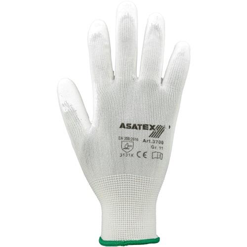 Handschuhe Gr.8 weiß EN 388 PSA II Nyl.m.PU ASATEX