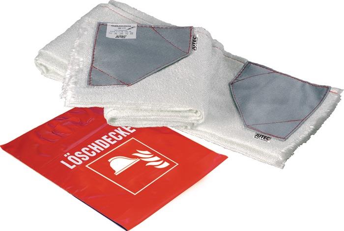 Löschdecke DIN EN 1869:1997 L1800xB1600mm E-Glasgewebe, texturiert JUTEC