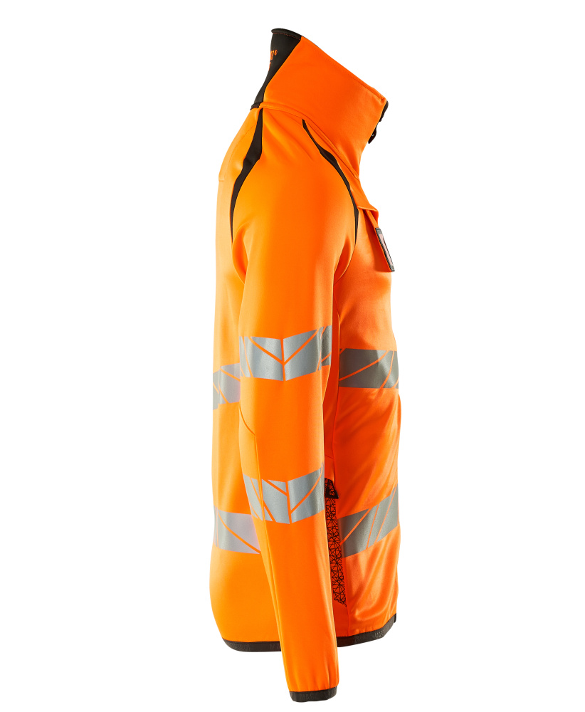 Fleecejacke ACCELERATE SAFE Hi-vis Orange/Dunkelanthrazit L