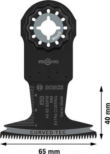 Tauchsägeblatt PRO AII 65 BSPIB B.40mm Eintauch-T.65mm 1 St.Starlock BOSCH