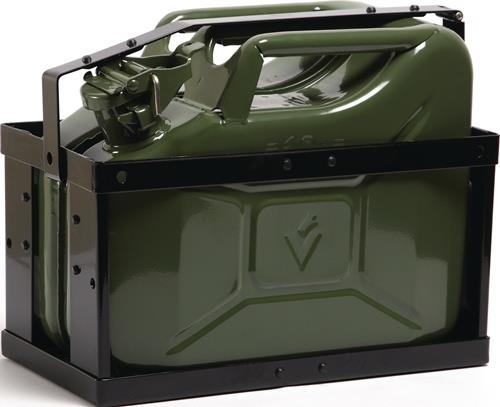 Kanisterhalterung L.377mm B.174mm H.293mm Tiefschwarz RAL 9005 2,17kg VALPRO