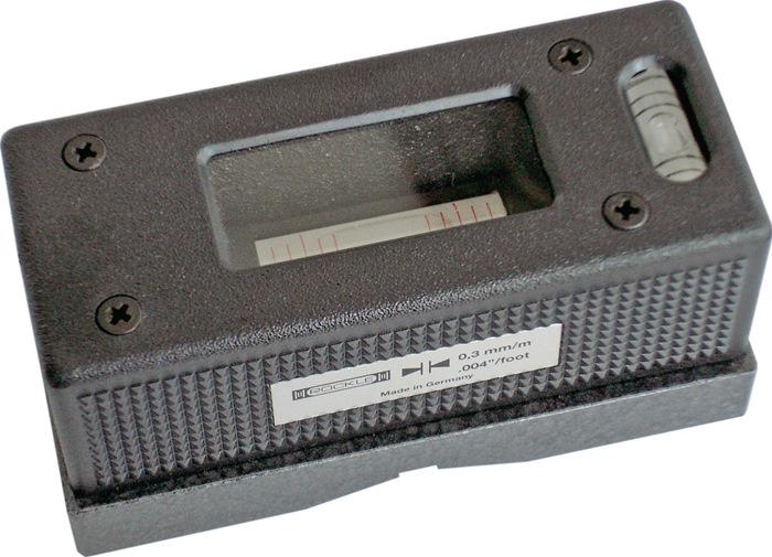 Kurbelzapfenwasserwaage DIN 877 0,1 mm/m 90 x 42 x 42 mm