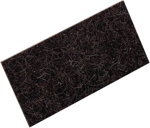 Hartfilzauflage L280xB140xS10mm schwarz KRONEN-HANSA