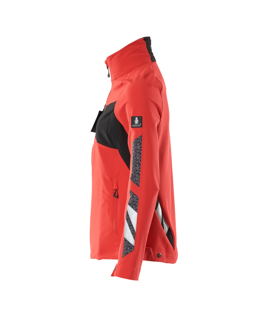 Damen-Passform Jacke ACCELERATE Verkehrsrot/Schwarz 4XL