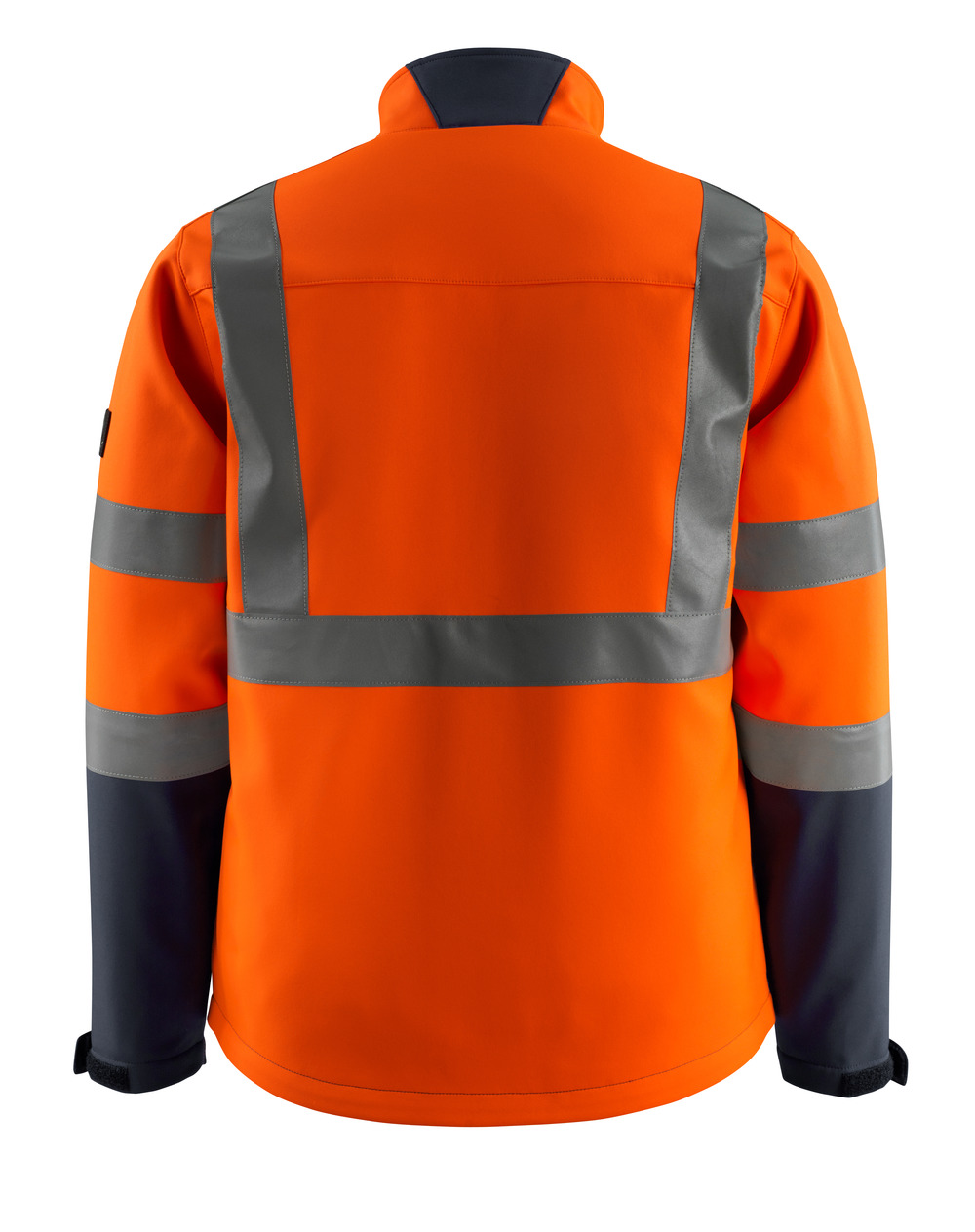 Softshelljacke SAFE LIGHT Hi-vis Orange/Schwarzblau L