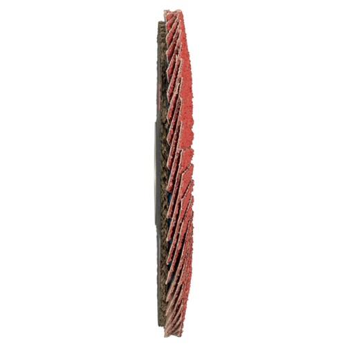 Fächerscheibe PREMIUM CERAMIC D.125mm K.40 gekr.Rostfreier STA CA TYROLIT