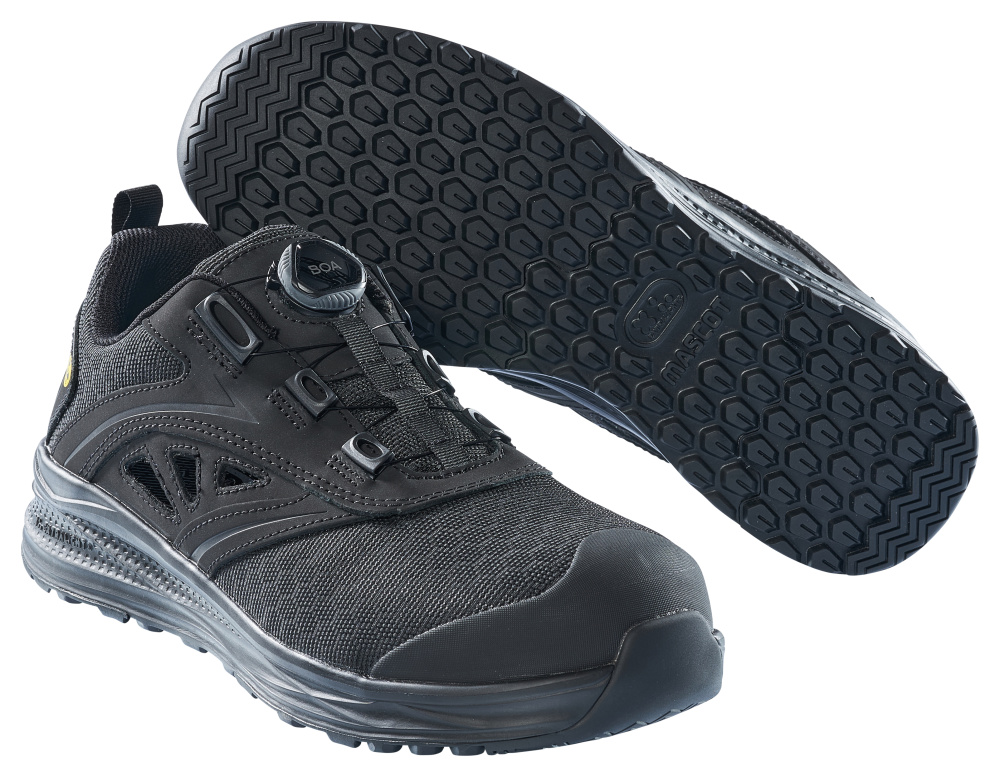 Sicherheitssandale FOOTWEAR CARBON Schwarz/Schwarz 1036