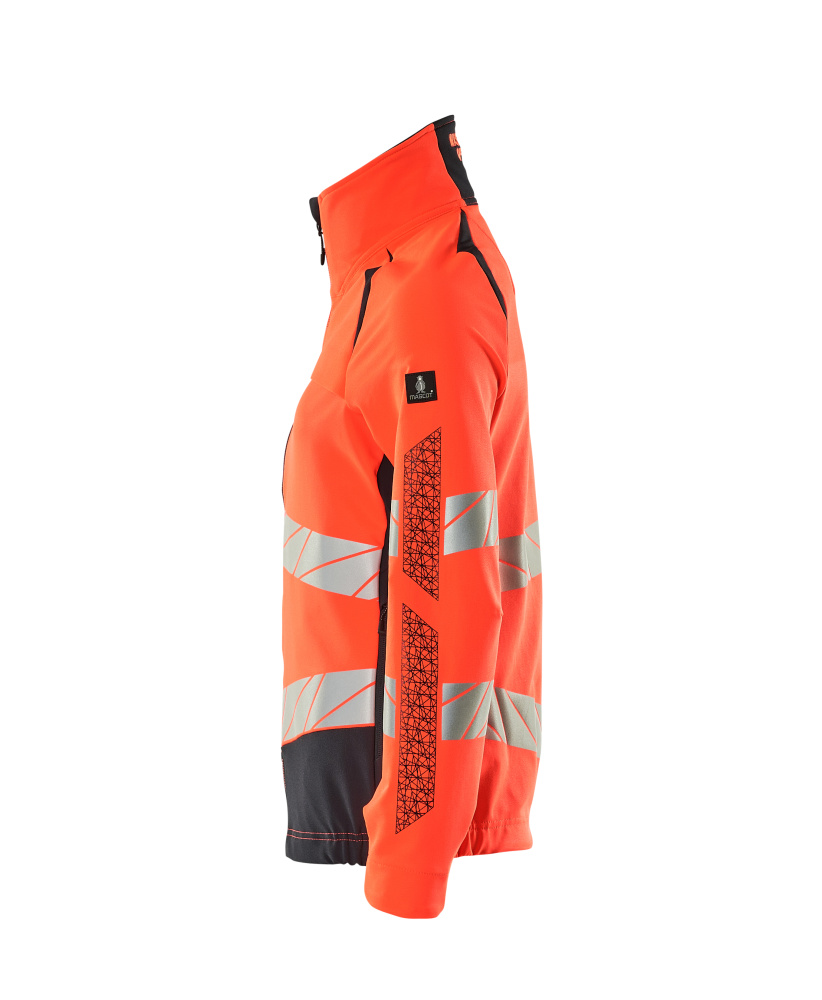 Damen-Passform Jacke ACCELERATE SAFE Hi-vis Rot/Schwarzblau L
