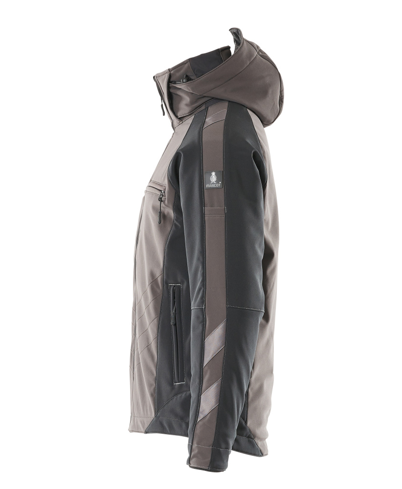 Winterjacke UNIQUE Dunkelanthrazit/Schwarz L