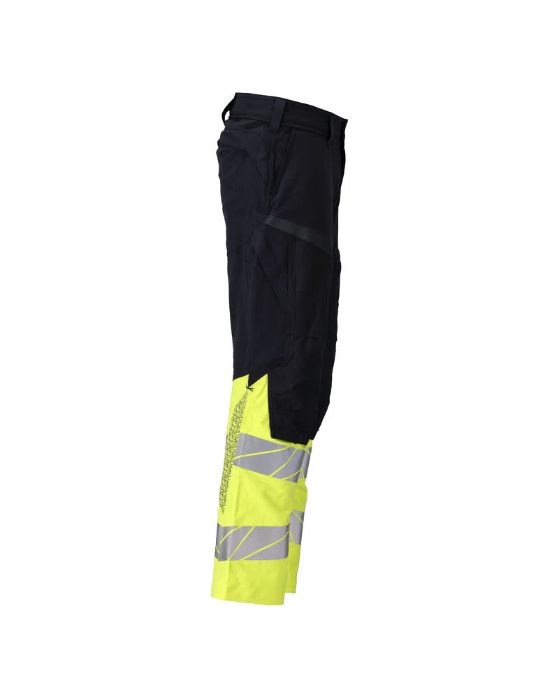 Hose mit Knietaschen ACCELERATE MULTISAFE Schwarzblau/Hi-vis Gelb 76C47