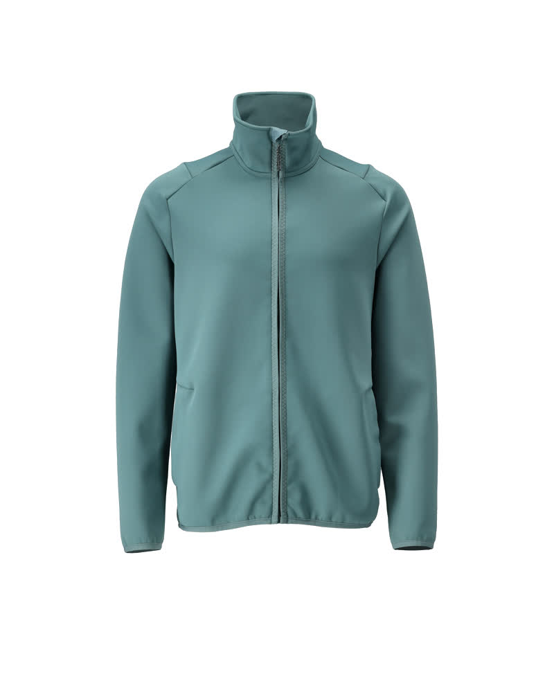 Fleecejacke CUSTOMIZED Hell Waldgrün S