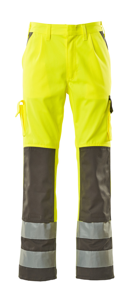 Hose mit Knietaschen SAFE COMPETE Hi-vis Gelb/Anthrazit 76C50