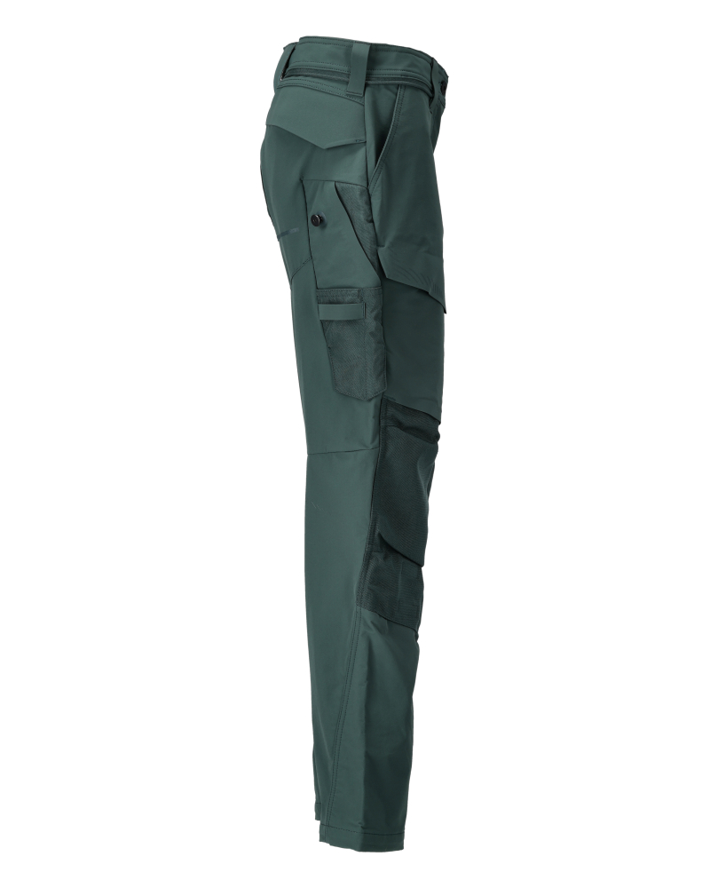 Damen-Passform DIAMOND Hose mit Knietaschen CUSTOMIZED Waldgrün 82C50