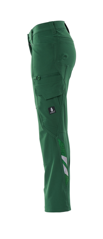 Damen-Passform DIAMOND Hose mit Schenkeltaschen ACCELERATE Grün 76C34