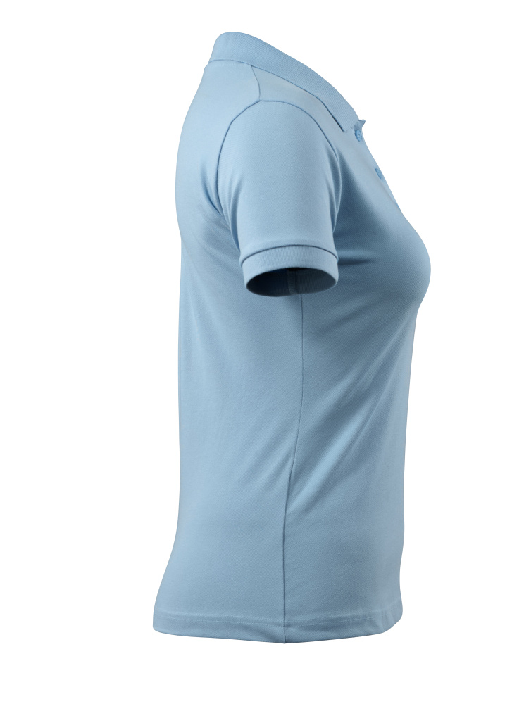 Damen-Passform Polo-Shirt CROSSOVER Hellblau L