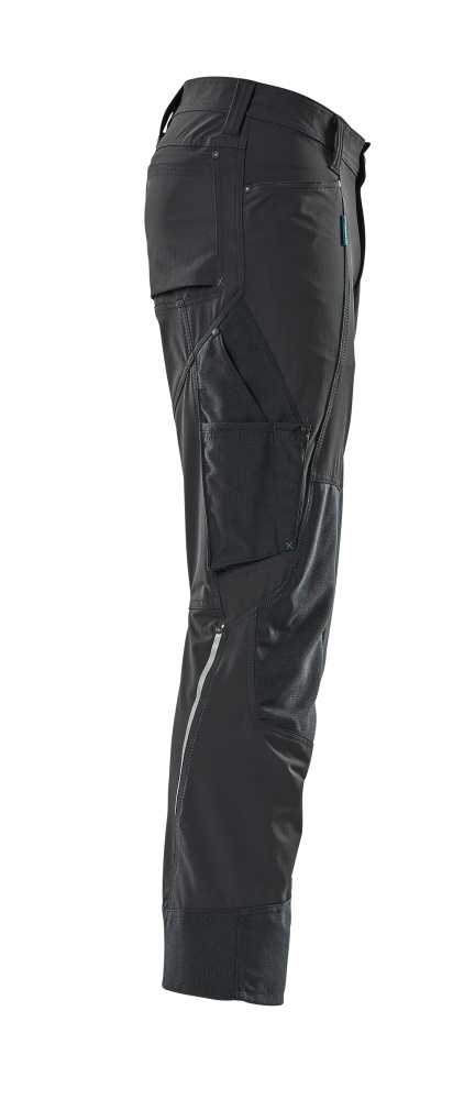 Hose mit Knietaschen ADVANCED Schwarzblau 76C42