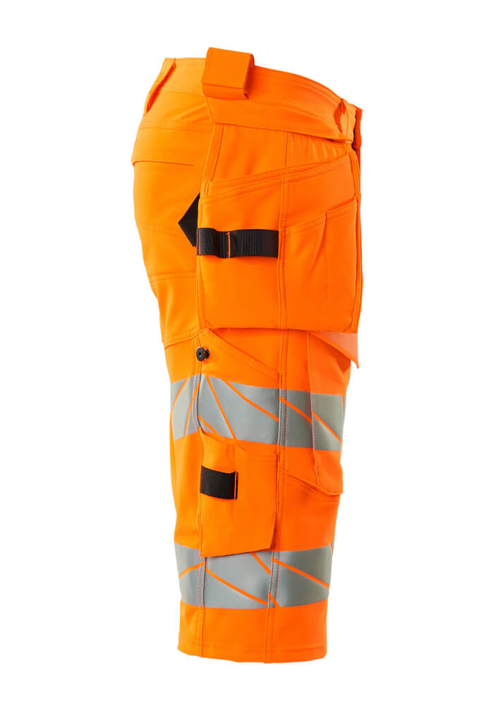 Shorts, lang mit Hängetaschen ACCELERATE SAFE Hi-vis Orange C48