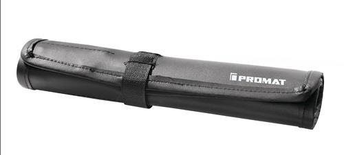 Ringmaulschlüsselsatz 12tlg.SW 6-22mm Form A CV-Stahl in Rolltasche PROMAT