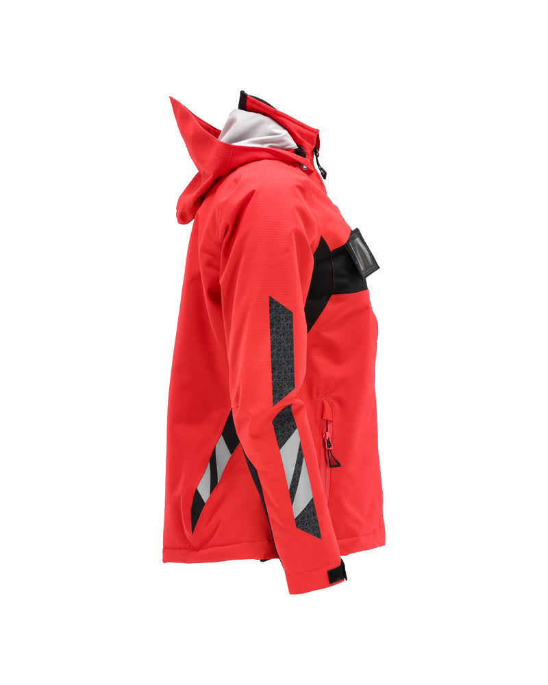 Damen-Passform Winterjacke ACCELERATE Verkehrsrot/Schwarz 2XL