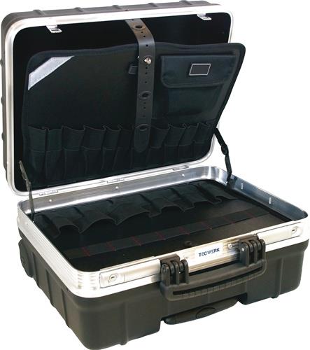 Schalenkoffer Innen-B465xT255xH352mm PP 42l TECWERK