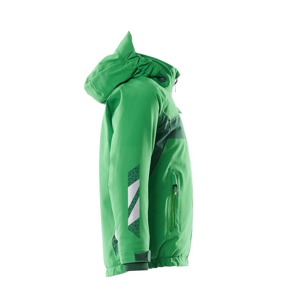 Winterjacke für Kinder ACCELERATE Grasgrün/Grün 104