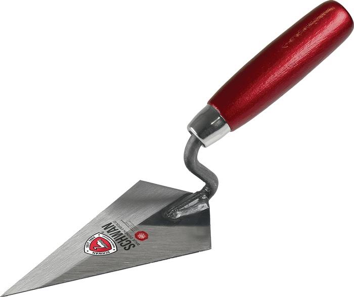 Hamburger Putzkelle 260 mm Stahl gehärtet, m. Holzheft