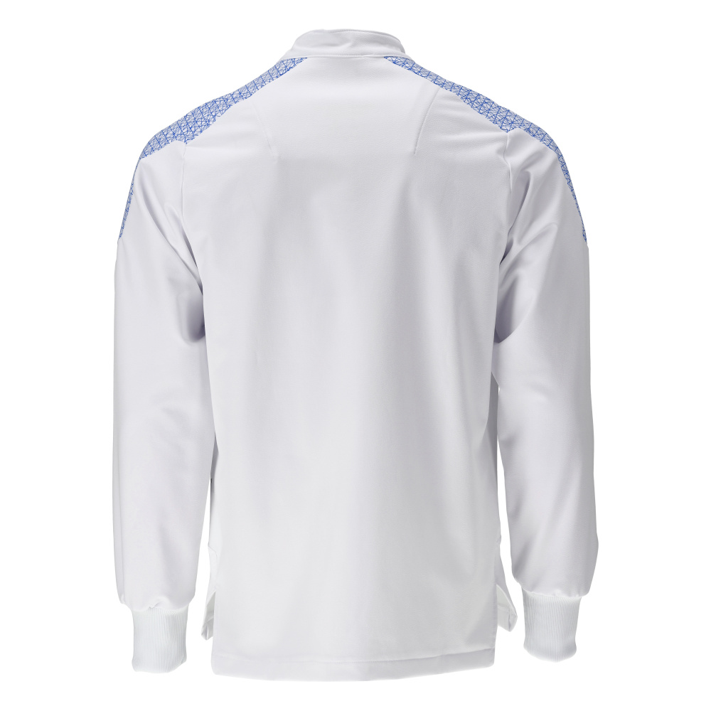 Jacke FOOD & CARE Weiß/Azurblau XL