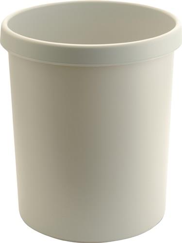 Papierkorb 30l H405xØ350mm m.Griffrand Ku.lichtgrau
