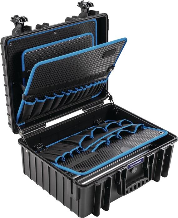 Werkzeugkoffer B512xT216xH418mm Einsteckfächer 29,3 l Polypropylen PROMAT