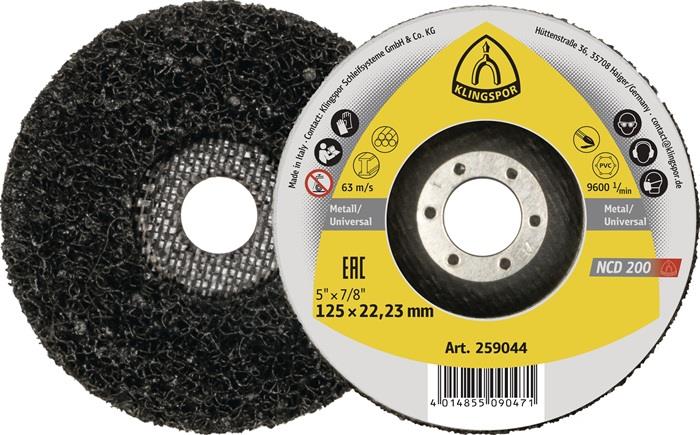 Grobreinigungsscheibe NCD 200 Bohrung 22,23 mm 115 mm 10450 min-¹